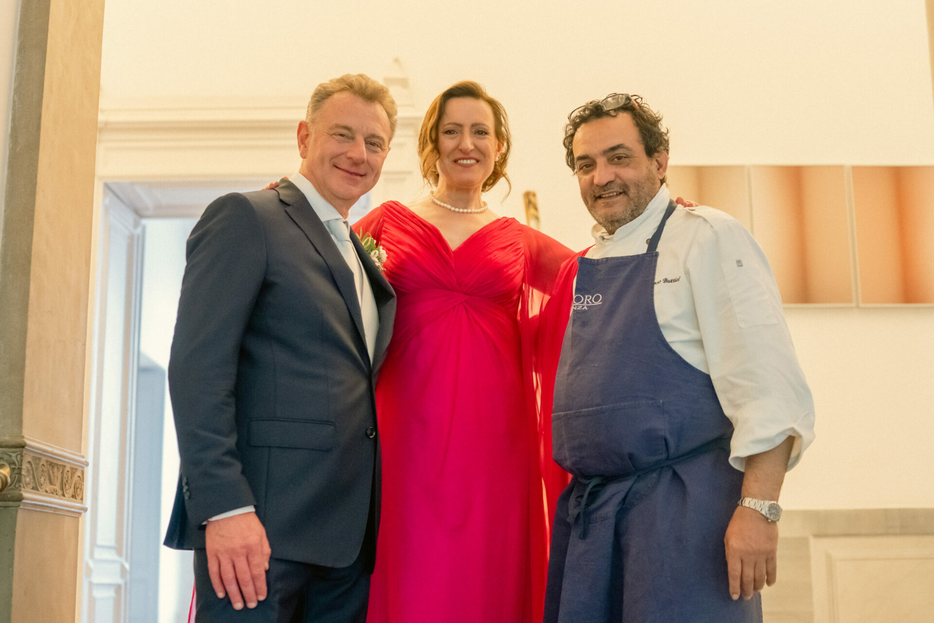 Il nostro chef Vincenzo Butticè e gli Sposi