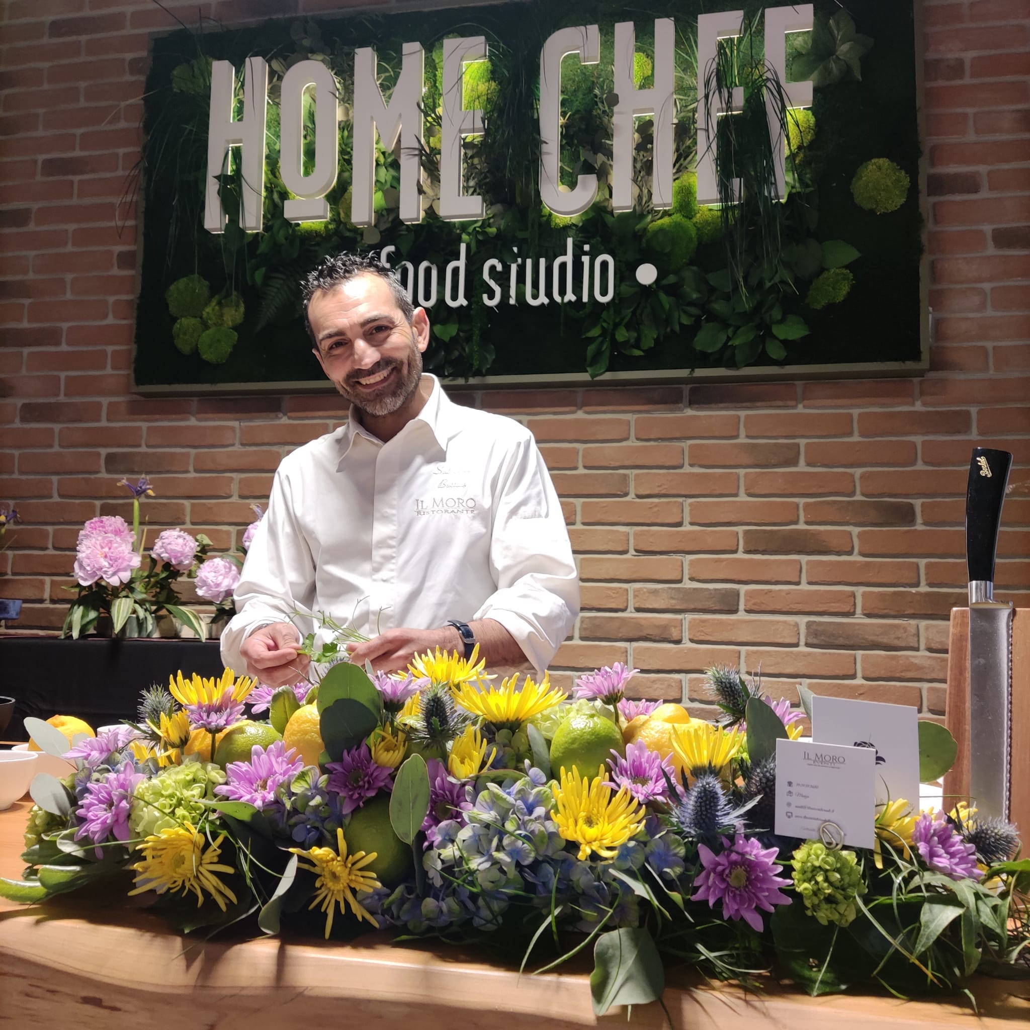 Salvatore Butticè durante il cooking show